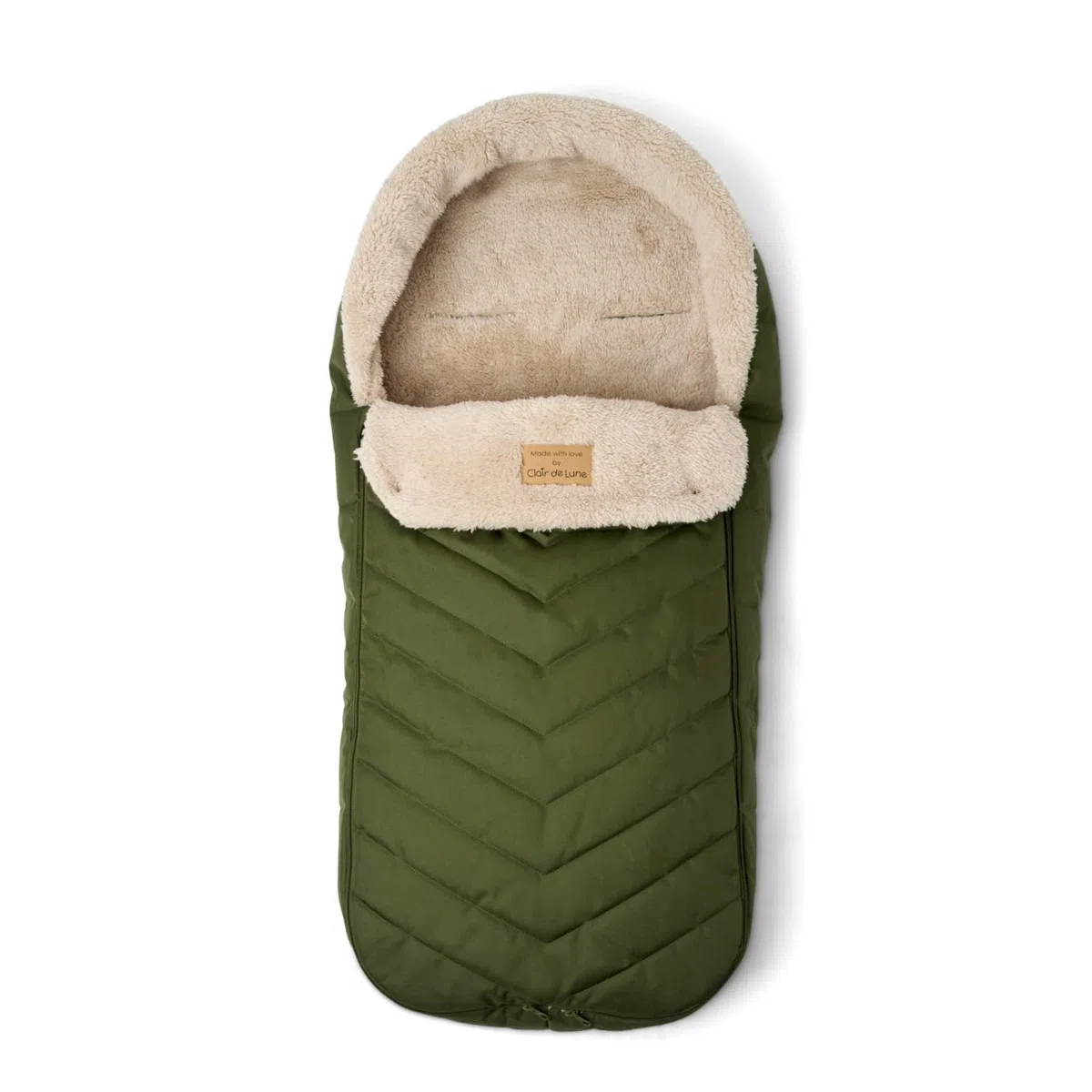 Clair de Lune Snug Chancelière Universelle pour Poussette 0-3 Ans Vert forêt