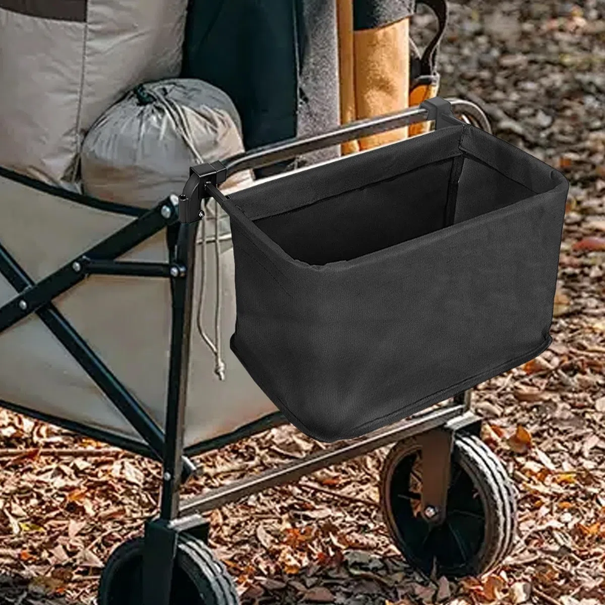 Organisateur De Poche Arrière Pour Chariot Portable Pliable Grande Capacité | Sac organisateur de chargement pour poussette Pour Plage Camping Pique-Nique Barbecue Jardin Et Courses E